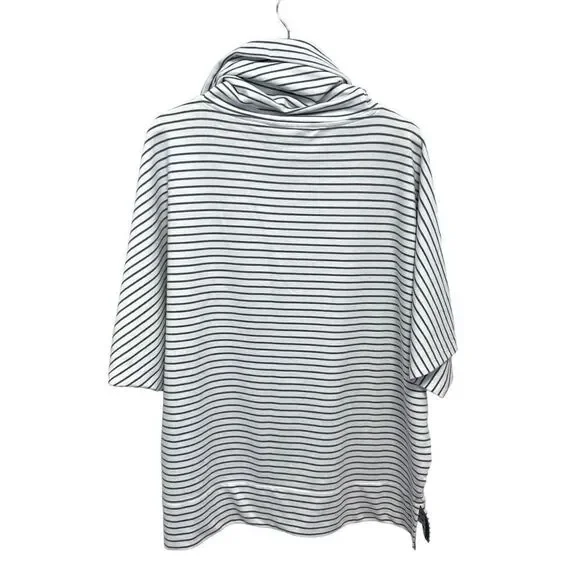 Funnel Neck Striped Top - Picture 5 of 7